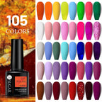 URSUGAR 7.5ml Solid Color Gel Polsih Classic Matte Glossy DIY Nail Art Trendy Reflective Glitter Nail Gel UV LED Soak Off Lootquake LLC