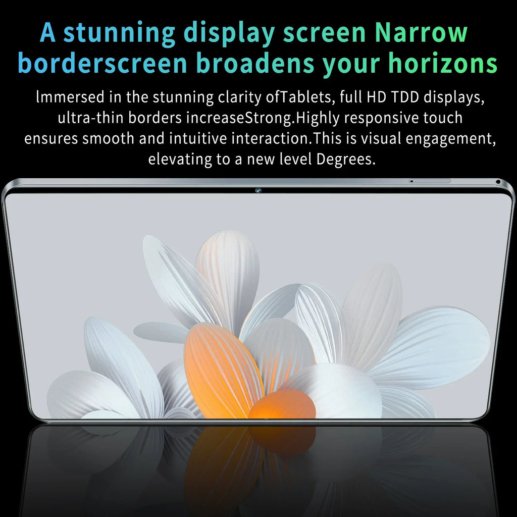 2024 New 5G Tablet 11.6 inch Android 13.0 Phablet MTK6797 16GB RAM 1TB ROM Tablet PC Dual Cameras Dual sim card Wifi Type-c Lootquake LLC