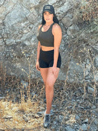 Racerback Training Crop Tank – Lightweight & Breathable for Workouts - SJB-DIAMOND ELITES