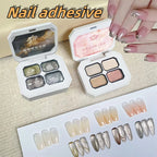 4 Colors Solid Nail Polish Palette Peelable UV/LED Polish Lacquer Salon Gel Nail Art Varnish Thanksgiving Gifts Lootquake LLC