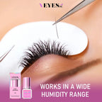 Veyes Inc 5ml Eyelash Extensions Glue Veyelash 1-2 Second Fast Drying Lash Adhesive 7 Weeks Retention Volume Glue Makeup Tools Lootquake LLC