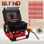 Pipe Inspection Camera 10.1inch1080P Screen,SYANSPAN Sewer Endonscope Self-Leveling 512HZ Sonde/Transmitter Meter Counter 30/50M Lootquake LLC