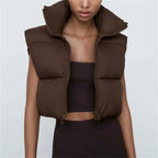 CozyChic Women's Quilted Short Vest 2025