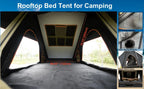 Adventurer Plus Rooftop Tent Hardshell with Side Awning, Air Conditioner Outlet with Bracket, Replaceable Rain Flies