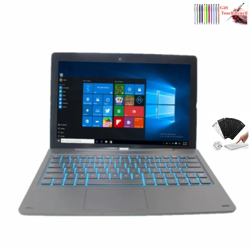 2025 New 2GB+64GB 11.6 Inch Windows 10 Tablet With Docking Keyboard 1366*768 IPS x5-8300 CPU HDMI-Compatible WIFI Quad Core