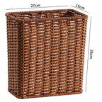 Trash Can Space Saving Dustbin Narrow Space Sturdy Garbage Bin Wastebasket for Laundry Bathroom Kitchen Home Living Room