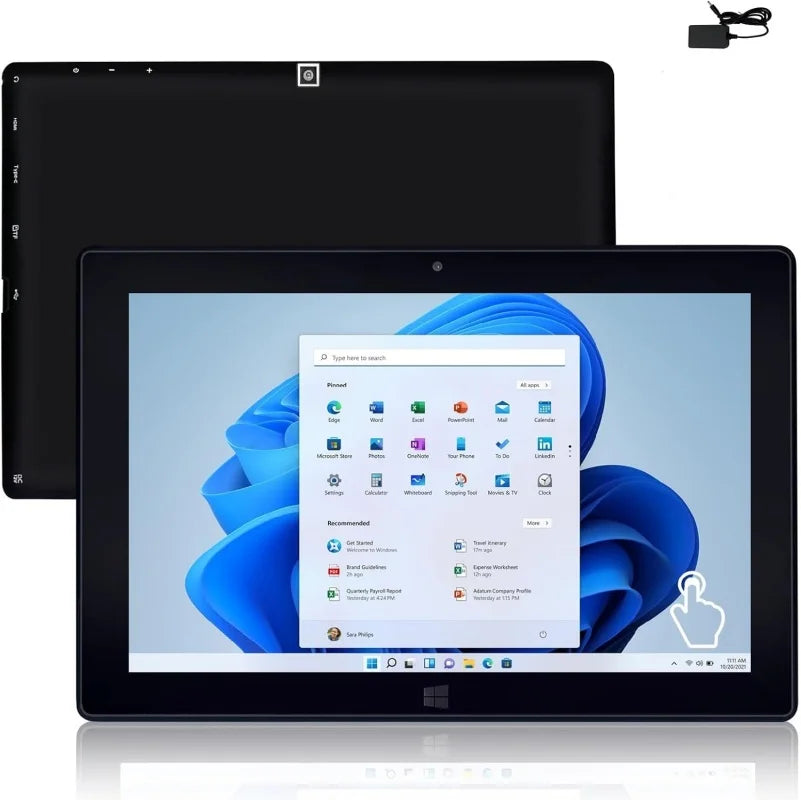 WINDOWS 11 Tablet PC 10.1 INCH 4GB DDR RAM 64GB ROM N3350 CPU 1920 x 1200 IPS Screen WIFI  Quad Core Dual Camera HDMI-Compatible Lootquake LLC