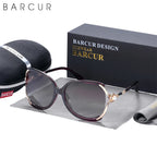 BARCUR Sunglasses Trendy Butterfly Design Fashion Women Sunglasses Polarized Lens Ladies Sun Glasses UV400 Protection for Hot Summer Days Stevvex