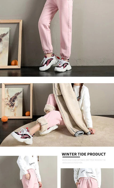 Cozy Luxe Harem Sweatpants with Drawstring THRIXINE