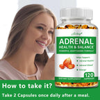 Adrenal Support - Releases Adrenal Fatigue, Cortisol Manager, Relaxes Stress and Anxiety, and Boosts Mood - 120 Capsules Lootquake LLC