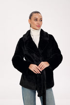 Faux Mink Effect Fur Coat - SJB-DIAMOND ELITES