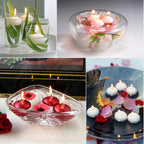 30Pcs Romantic Unscented Floating Candles DIY Round Decor Party Supplies for Dinners Anniversary Weddings Valentines Events Lootquake LLC