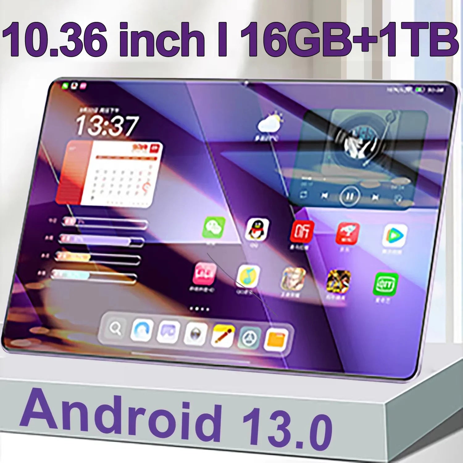 2025 New 5G Global Version Tablet 16GB RAM 1TB ROM 10.36 Inch tablet Android 13.0 Pad 10 CoreTablet PC Dual Wifi Dual SIM Card Lootquake LLC
