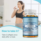 CoQ10 400mg - Supports Energy Production, Heart, Cardiovascular Health, Promotes Blood Circulation, Antioxidant - 120 Capsules Lootquake LLC