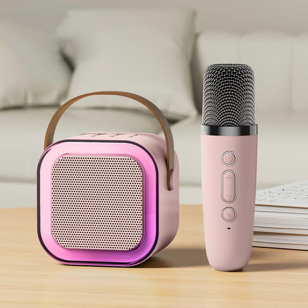 Professional Singing Bluetooth $peaker ColumnSpeaker High-end Ktv Karaoke Microphone Bluetooth Audio Wireless Mic Lootquake LLC