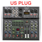 99 DSP Effects Mixing Console Podcast Mini 4/6 Channels Sound Audio Mixer Individual 48V Bluetooth USB PC Play Record AM-AX4/6 Lootquake LLC