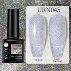 URSUGAR 7.5ml Solid Color Gel Polsih Classic Matte Glossy DIY Nail Art Trendy Reflective Glitter Nail Gel UV LED Soak Off Lootquake LLC