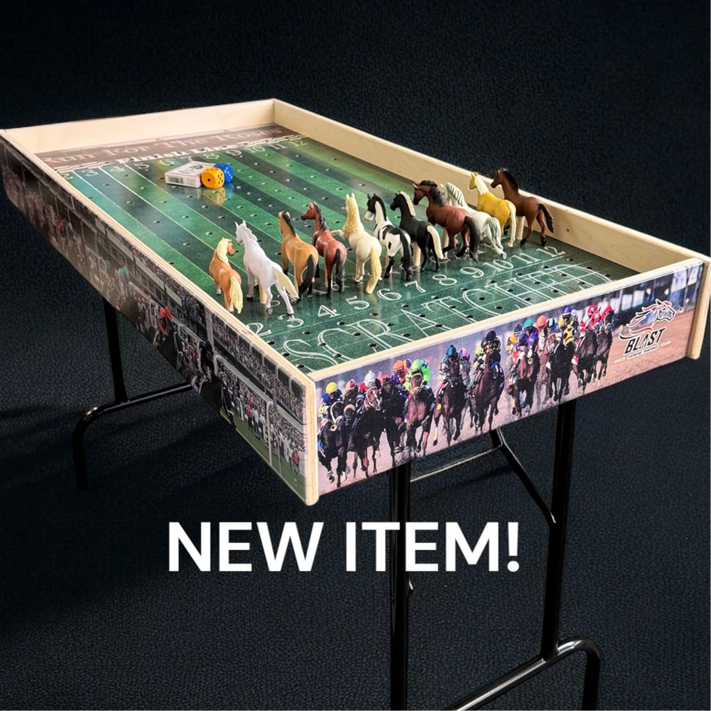 Less than Perfect - Turf Theme Jumbo Horse Game with Printed Rails - SJB-DIAMOND ELITES