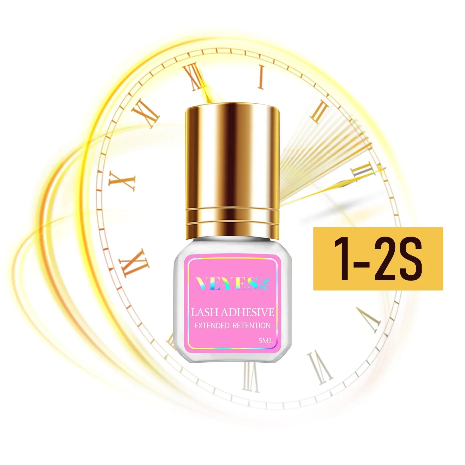 Veyes Inc 5ml Eyelash Extensions Glue Veyelash 1-2 Second Fast Drying Lash Adhesive 7 Weeks Retention Volume Glue Makeup Tools Lootquake LLC