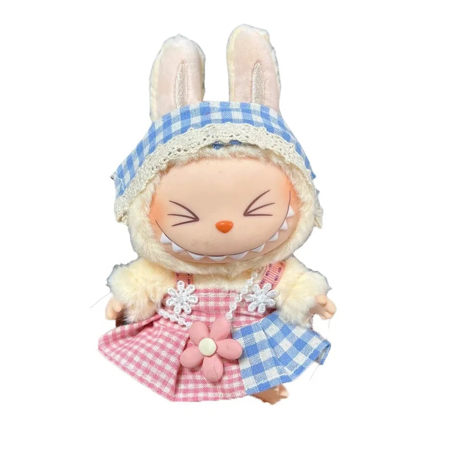 Labubu 17cm Fashion Doll Cute Plush Doll Clothes Set for Boys with Clothing And Accessories Suitable for Fashion Plush Dolls Lootquake LLC