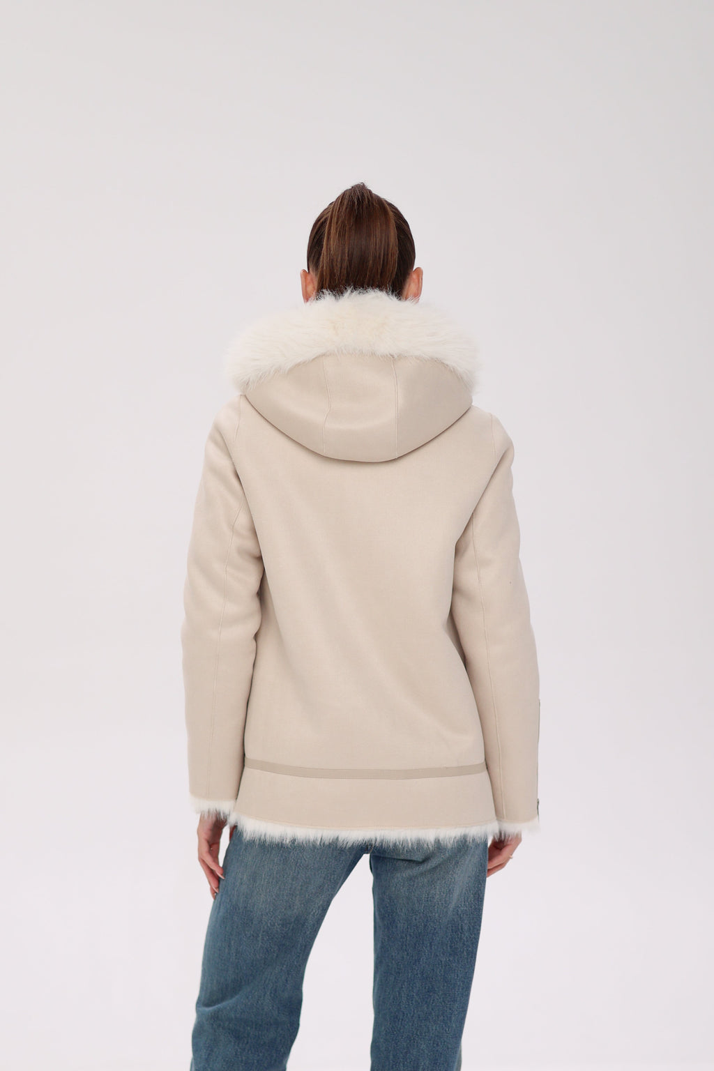 ⇆ Reversible Hooded Wool Blend Jacket - SJB-DIAMOND ELITES