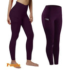 High Waist Elastic Workout Leggings Tummy Control THRIXINE