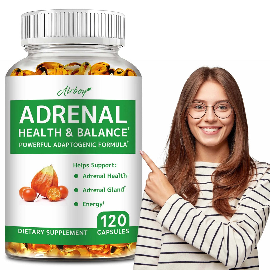 Adrenal Support - Releases Adrenal Fatigue, Cortisol Manager, Relaxes Stress and Anxiety, and Boosts Mood - 120 Capsules Lootquake LLC