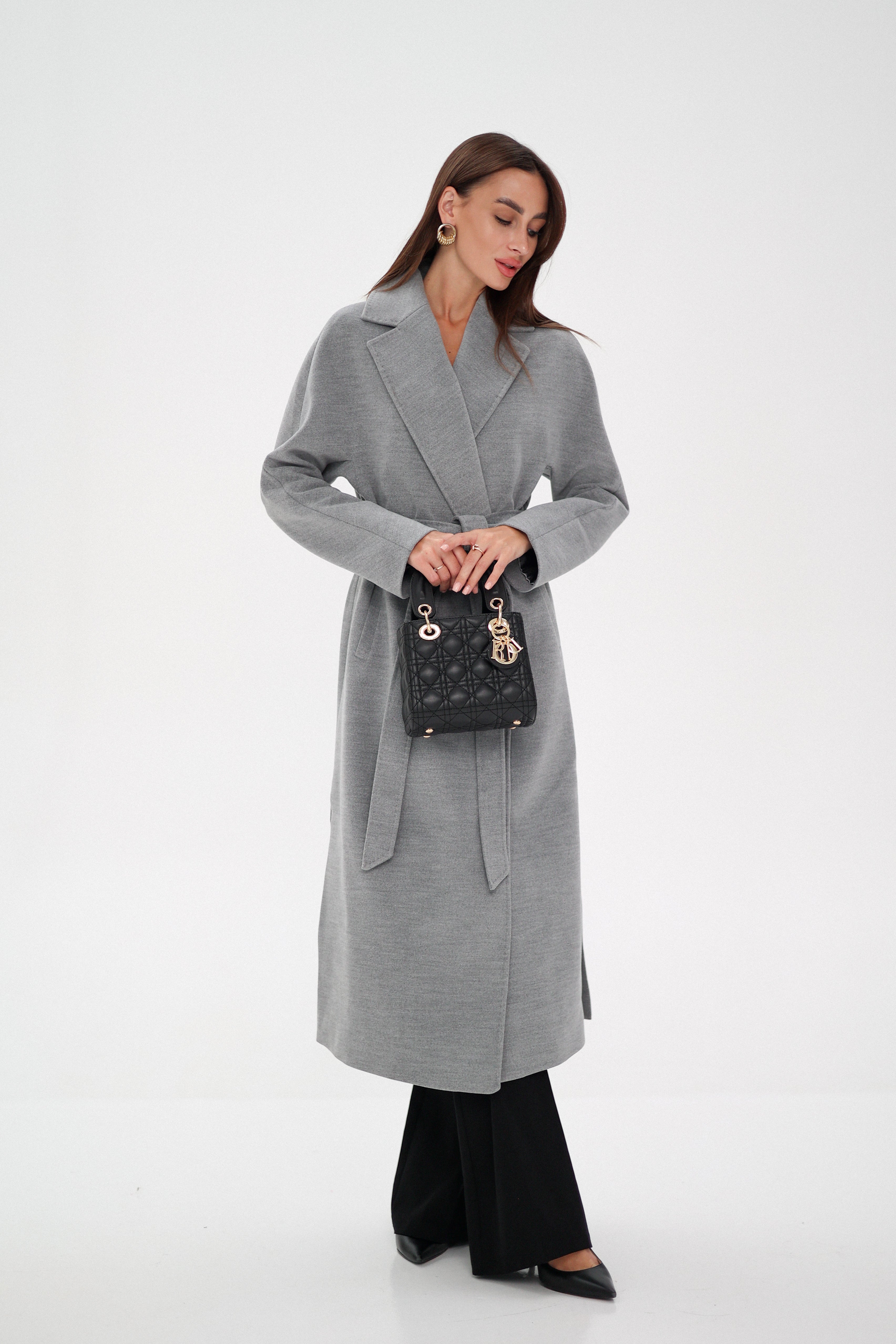 Pre-Order. Re-Stock Ships February 2026. Cambridge Comfort Wraparound Wool Cashmere Coat - SJB-DIAMOND ELITES