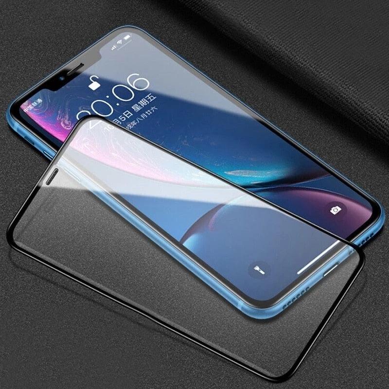 3PCS 100D Ceramic Protective Glass For iPhone 14 13 12 Mini 11 Pro XR XS Max X 8 7 Plus SE 2020 Soft Screen Protector Film Series Tempered Glass Screen Protector Stevvex