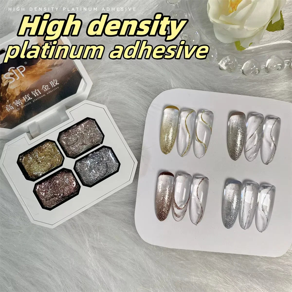 4 Colors Solid Nail Polish Palette Peelable UV/LED Polish Lacquer Salon Gel Nail Art Varnish Thanksgiving Gifts Lootquake LLC