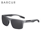 BARCURTR90 Ultralight Polarized Sunglasses for Men Vintage Square Eyewear with UV400 Protection for Summer Stevvex