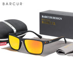 BARCUR Sports Polarized Sunglasses for Men Lightweight TR90 Square Fishing & Travel Eyewear UV400 Protection Men Accessory Stevvex
