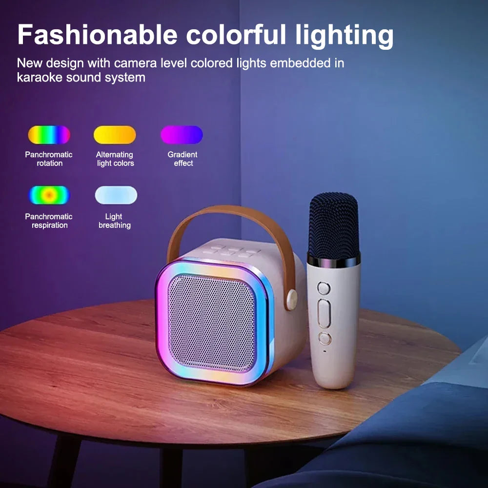 Professional Singing Bluetooth $peaker ColumnSpeaker High-end Ktv Karaoke Microphone Bluetooth Audio Wireless Mic Lootquake LLC