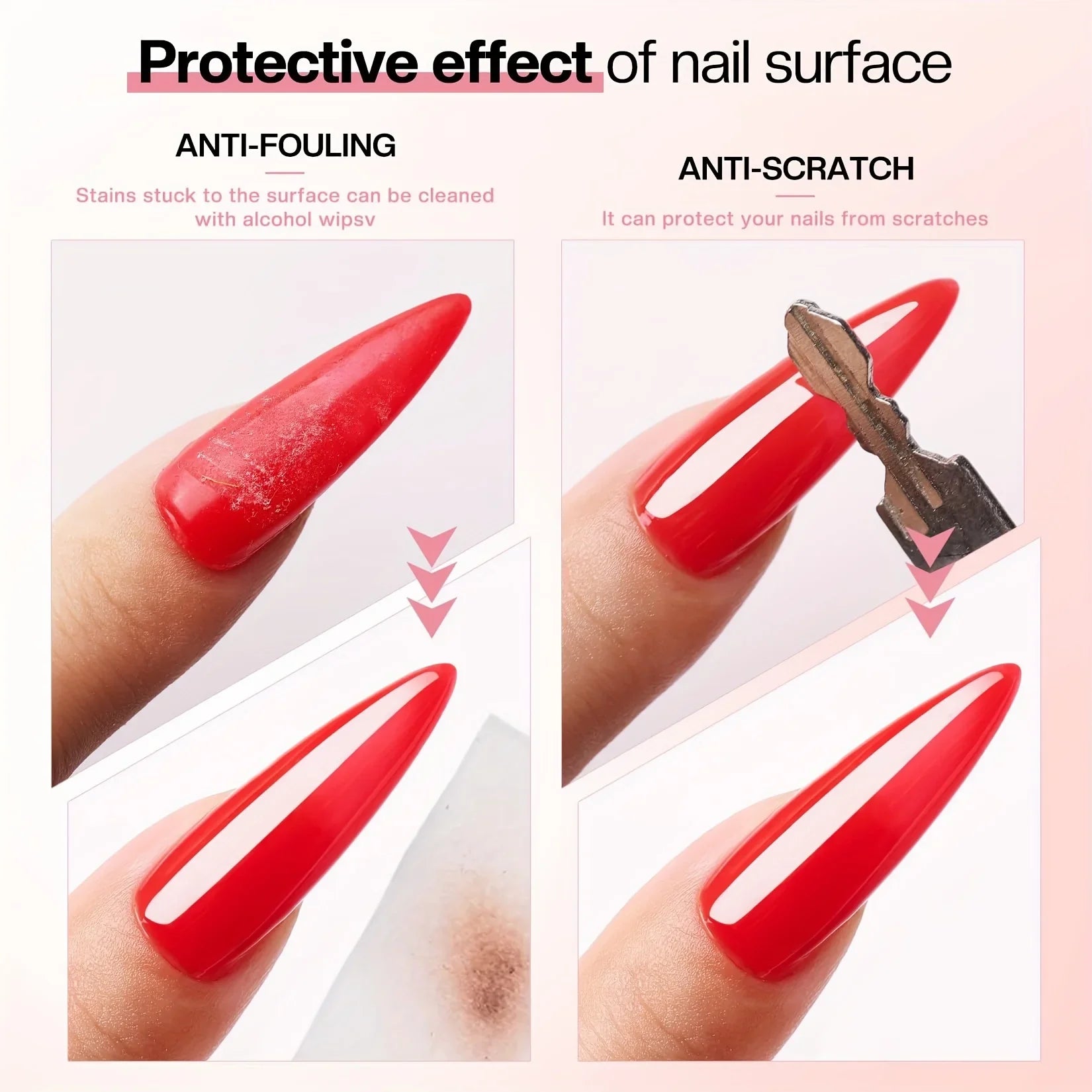Morovan Gel Base Top Coat-Soak Off Gel Nail Polish ideal for beginners offers long-lasting UV glossy shine Perfect for home use Lootquake LLC