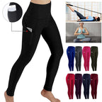 High Waist Elastic Workout Leggings Tummy Control THRIXINE