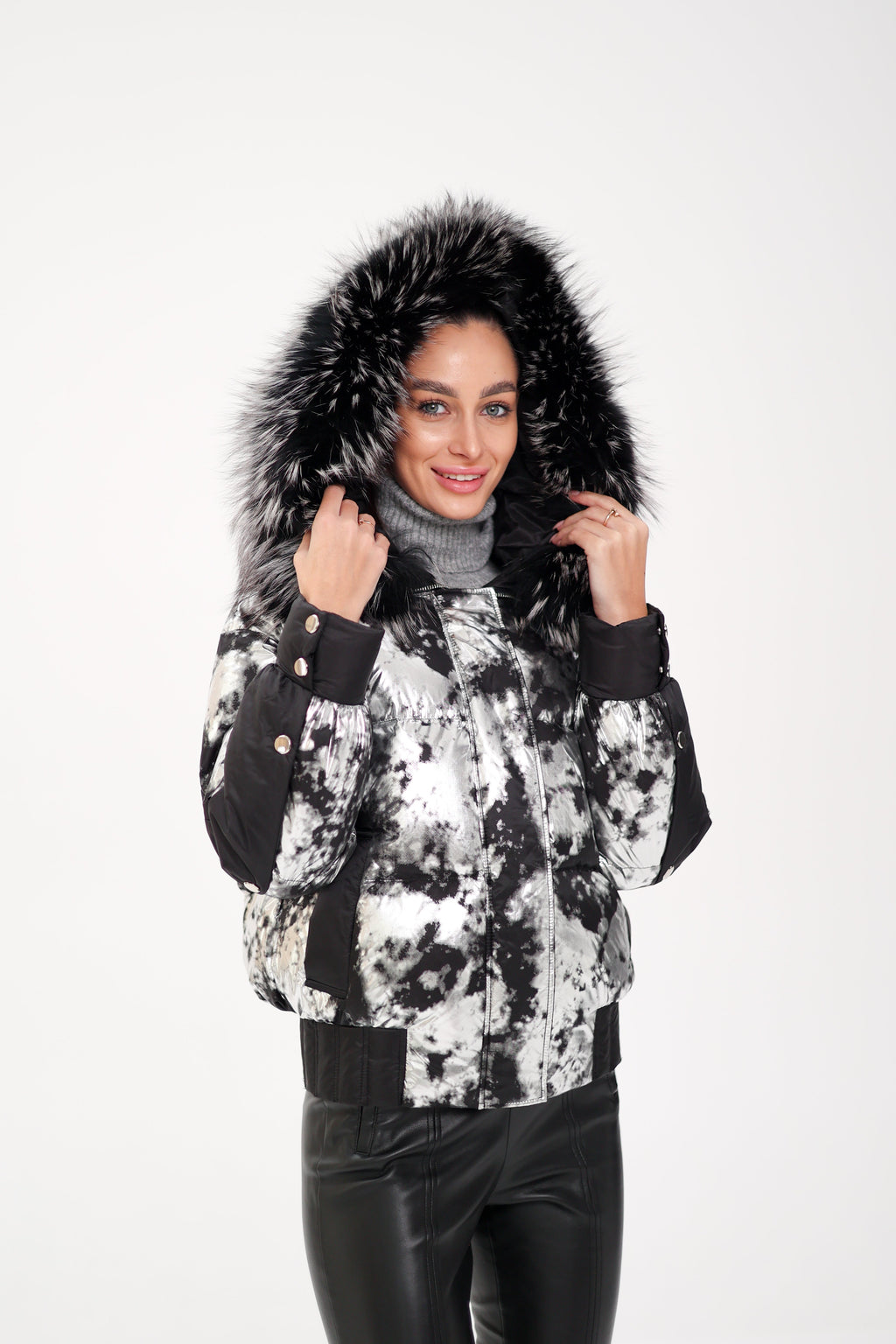 Glacier Fox Collar Down Fill Puffer - SJB-DIAMOND ELITES