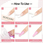 Morovan Gel Base Top Coat-Soak Off Gel Nail Polish ideal for beginners offers long-lasting UV glossy shine Perfect for home use Lootquake LLC