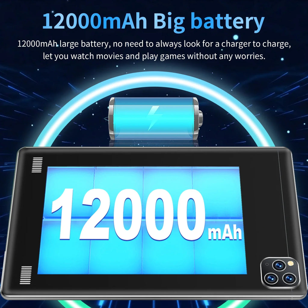 2025 Global Version 10.36 Inch Android 13.0 Tablet Android 16GB Ram 1TB Rom 16MP 32MP 12000mAh Network Bluetooth 5G WIFI Tablets Lootquake LLC