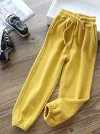 Cozy Luxe Harem Sweatpants with Drawstring THRIXINE