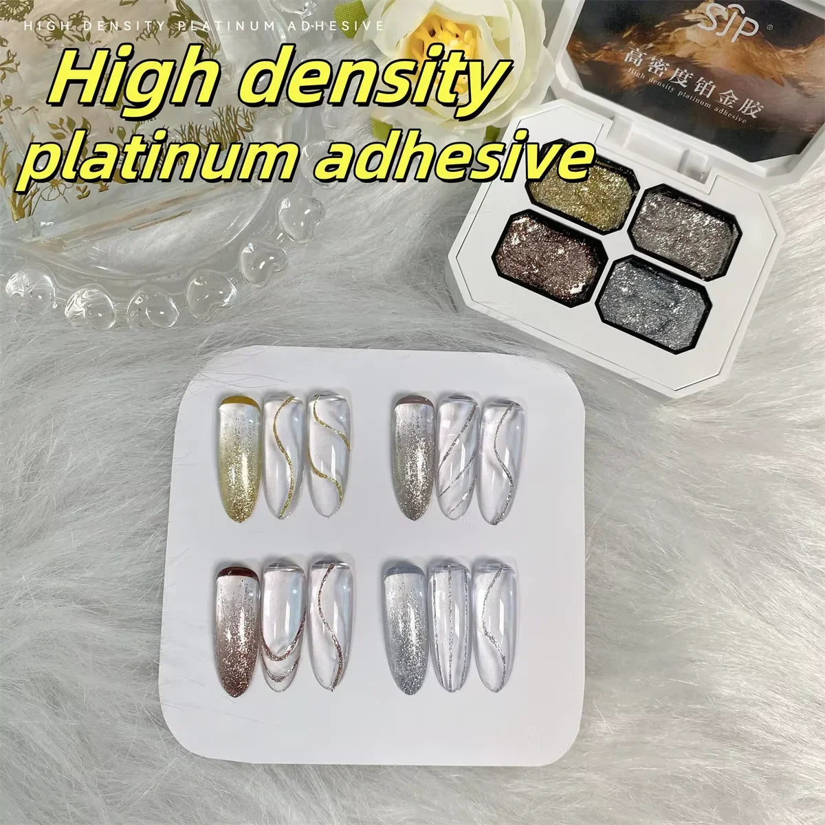 4 Colors Solid Nail Polish Palette Peelable UV/LED Polish Lacquer Salon Gel Nail Art Varnish Thanksgiving Gifts Lootquake LLC