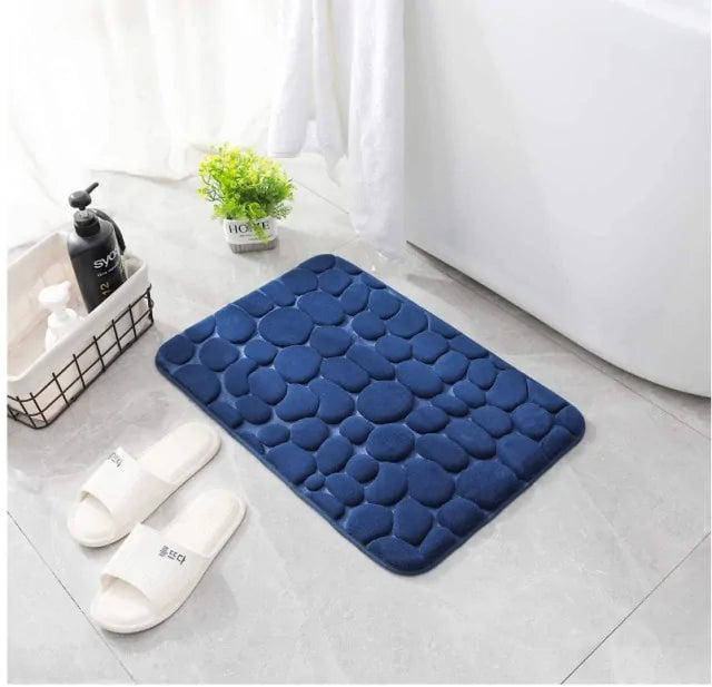 Non-Slip Embossed Bathroom Mat Pi-Mart