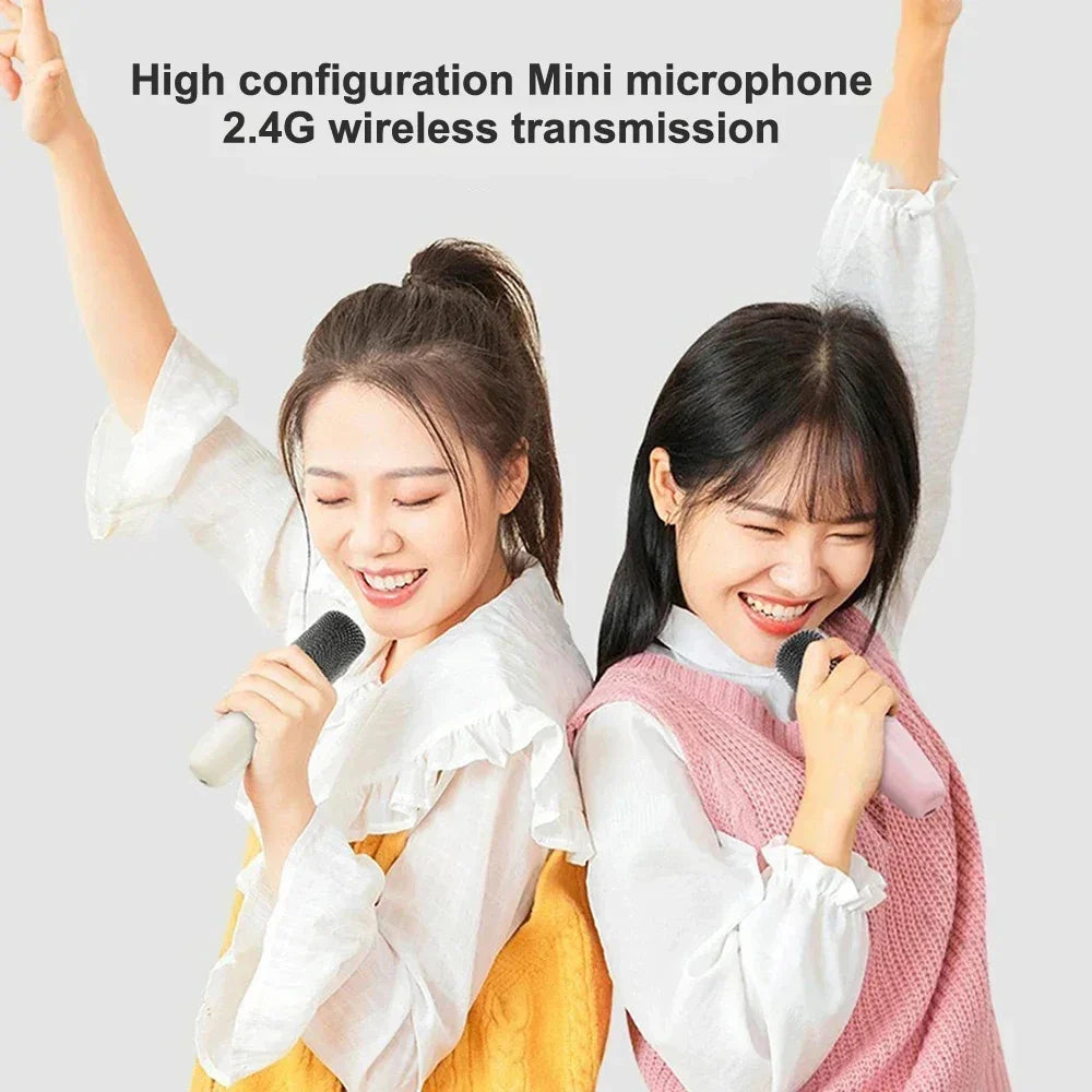 Professional Singing Bluetooth $peaker ColumnSpeaker High-end Ktv Karaoke Microphone Bluetooth Audio Wireless Mic Lootquake LLC