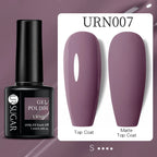 URSUGAR 7.5ml Solid Color Gel Polsih Classic Matte Glossy DIY Nail Art Trendy Reflective Glitter Nail Gel UV LED Soak Off Lootquake LLC