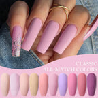 URSUGAR 7.5ml Solid Color Gel Polsih Classic Matte Glossy DIY Nail Art Trendy Reflective Glitter Nail Gel UV LED Soak Off Lootquake LLC