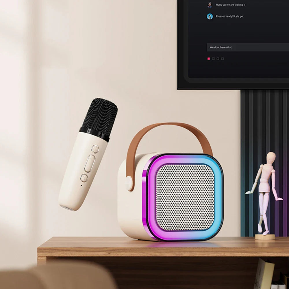 Professional Singing Bluetooth $peaker ColumnSpeaker High-end Ktv Karaoke Microphone Bluetooth Audio Wireless Mic Lootquake LLC