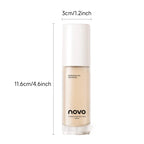 Hyaluronate Liquid Foundation,Long-Lasting Concealer Bb Cream,Vitamin E Nourishing,Water-Resistan,Buildabl,Improves Uneven Skin Lootquake LLC