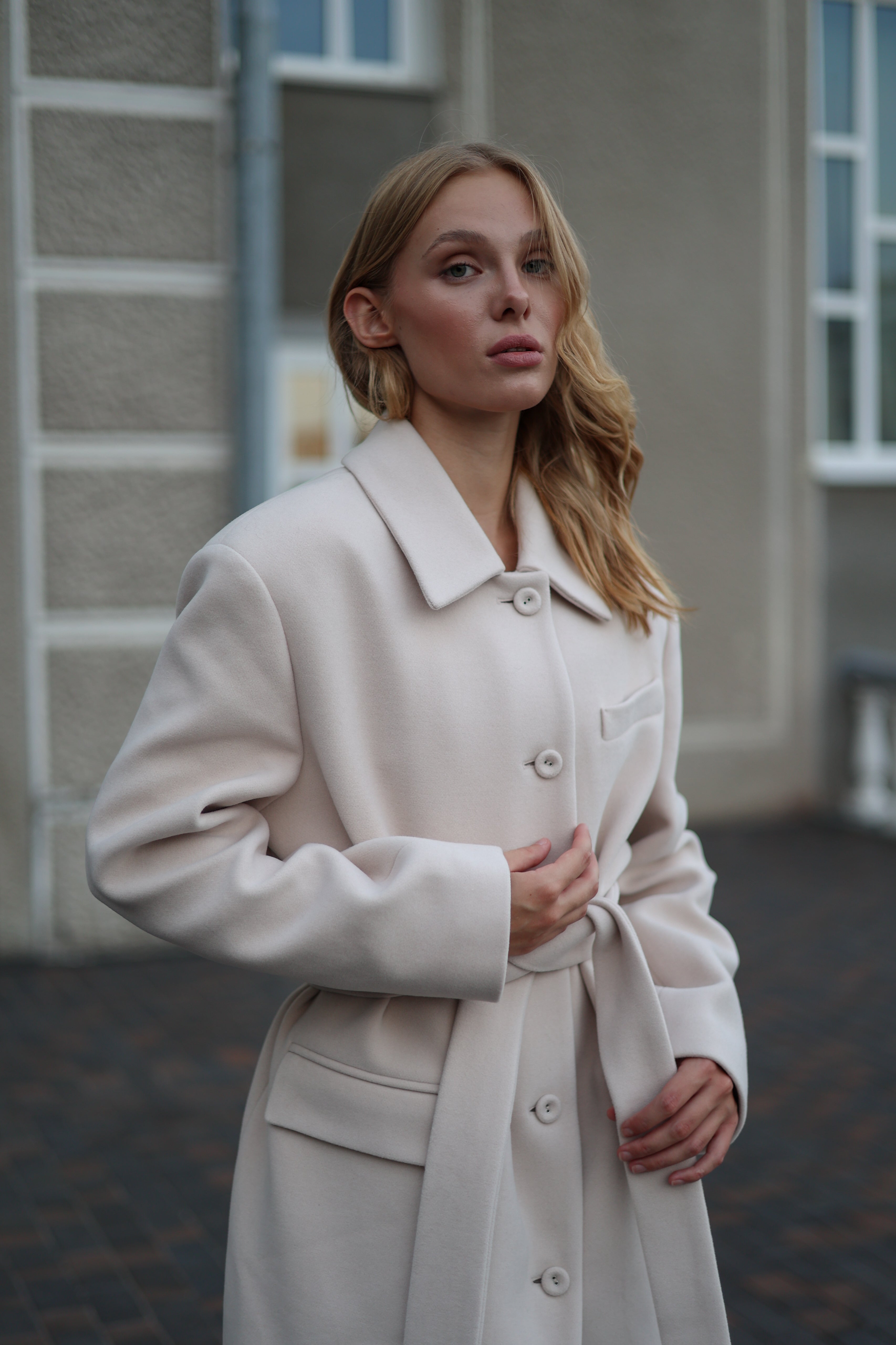 Classic Wool Blend Coat - SJB-DIAMOND ELITES