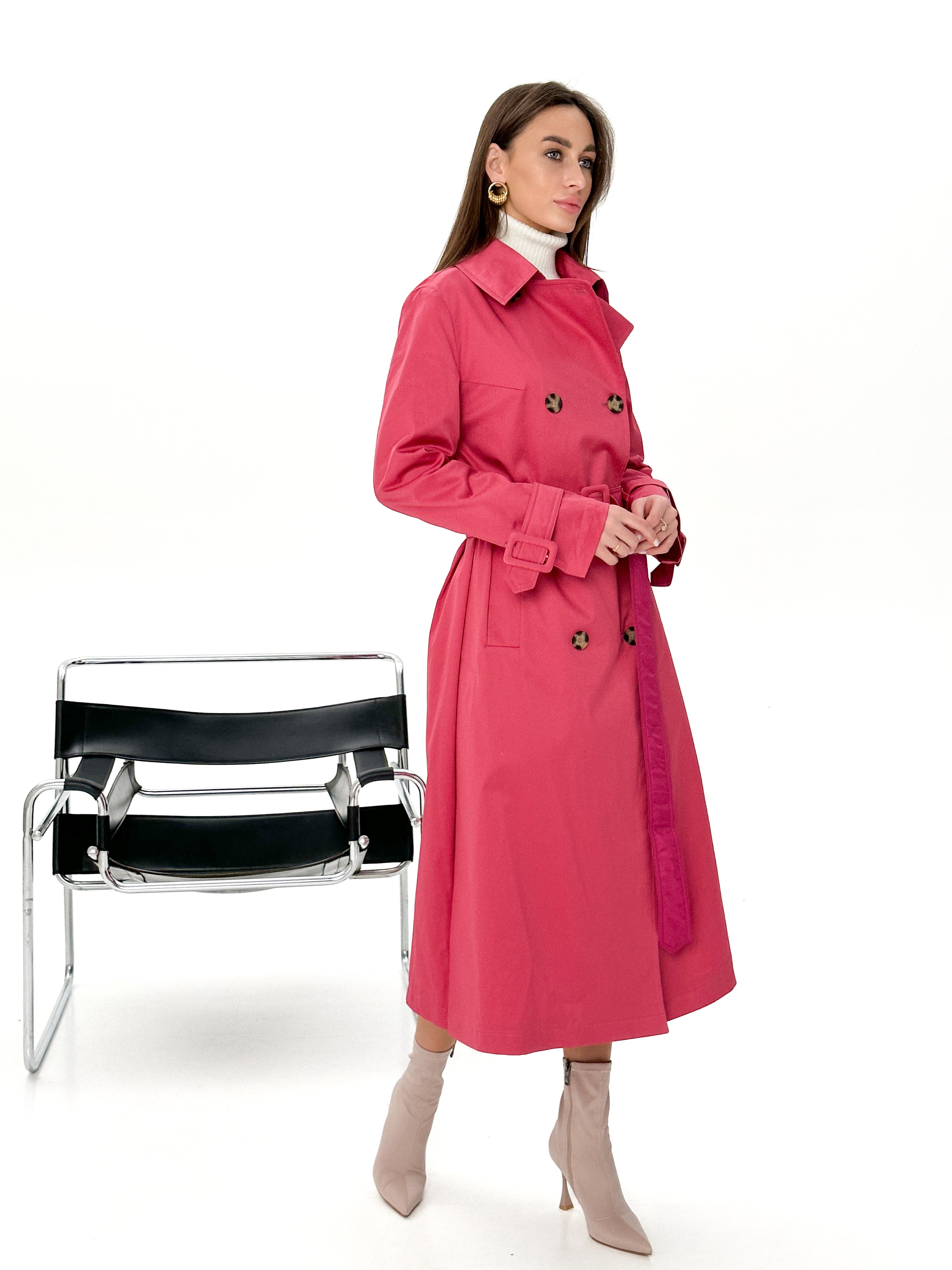 Athens Modern Trench Coat - SJB-DIAMOND ELITES