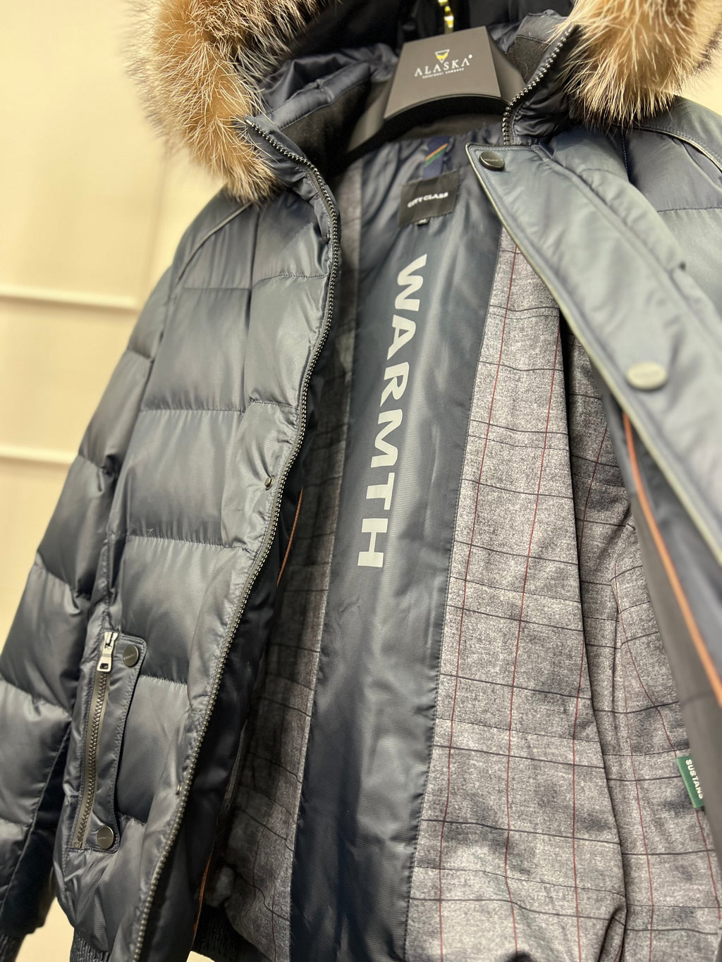 Genuine Fur Trim Sorona® Insulated Puffer Jacket - SJB-DIAMOND ELITES