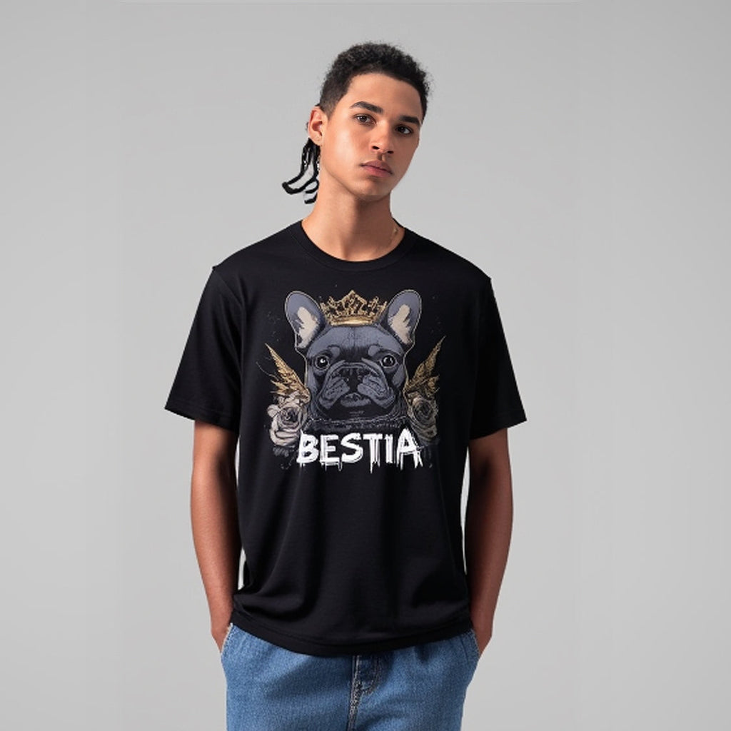 French Bulldog T-shirt Black Bestia Dog Gear